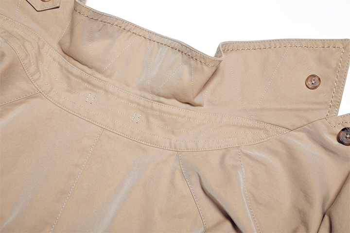 補強ステッチの端正な表情を見ても