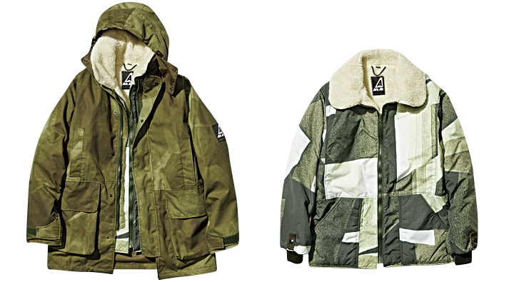 フリース付きライナーは着脱可能