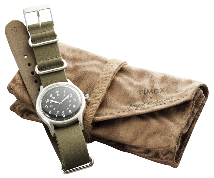 ナイジェルケーボン×TIMEX 腕時計 ミリタリーウォッチ ブロードアロー-