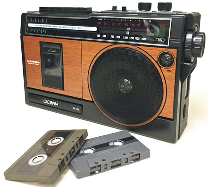 CICONIA クラシカルラジカセ TY-1710