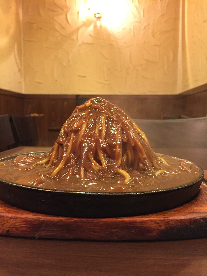 東京 大井町「ハピネス」のカレースパゲティ