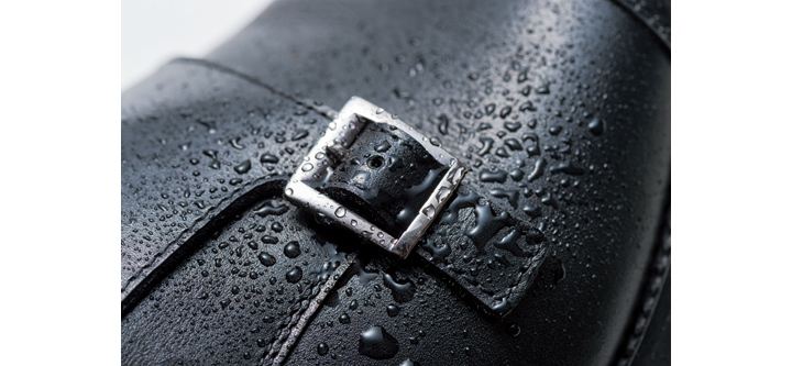 しっかり撥水加工