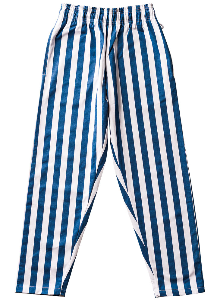 ストライプもシェフ由来！