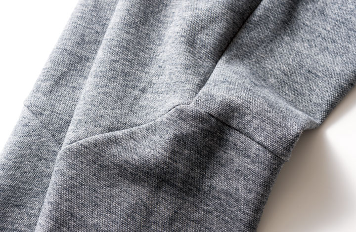 膝下の立体パターン