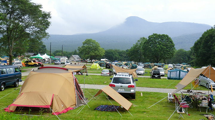 長野県：戸隠キャンプ場