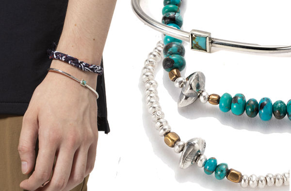 sunku 39 ターコイズ silver925 ブレスレット セット 19cm sunku 39