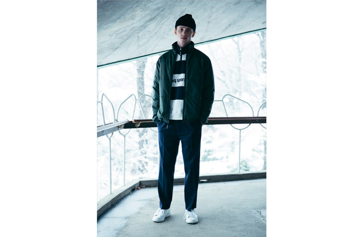 le coq sportif（ルコック スポルティフ） + tone（トーン）スペシャルコレクションのひとつ中綿リバーシブルジャケット