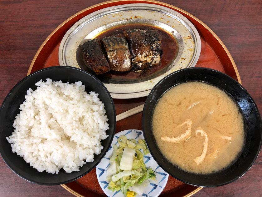 京都 今井食堂のさば煮定食