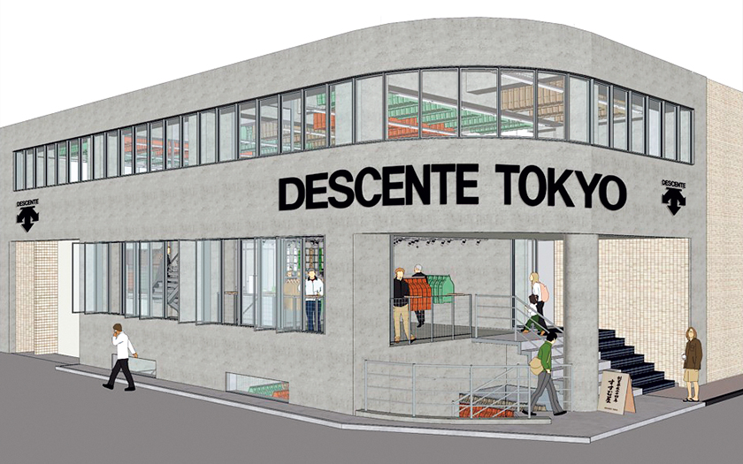 DESCENTE デサント トウキョウ 旗艦店オープン 渋谷