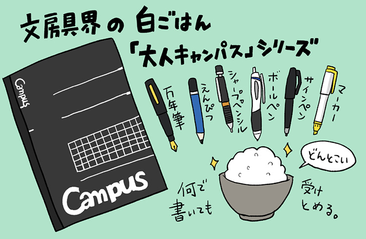 キャンパスノートはもはや”大学”ノートではありません【文房具グルメvol.2】