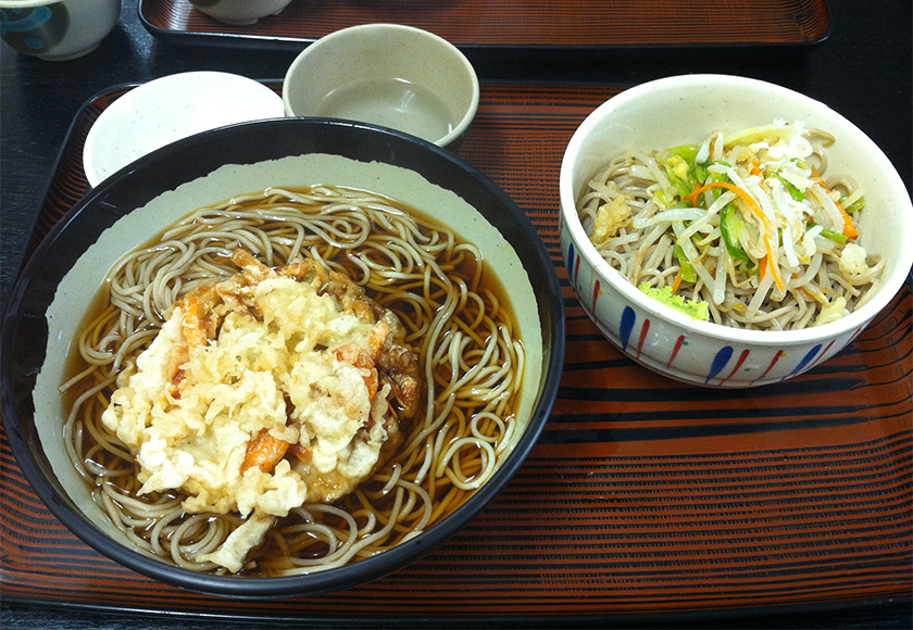 日豊庵の二食そば