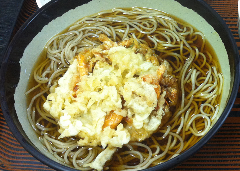 日豊庵の二食そばの温そば