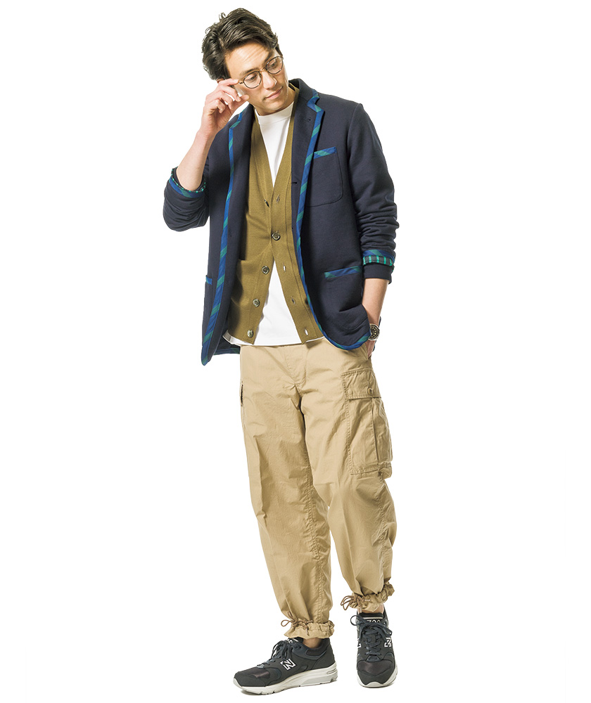 ROWING BLAZERS×BEAMS PLUS　ローイング ブレザーズ×ビームス プラスのスウェットブレザー×アースカラー