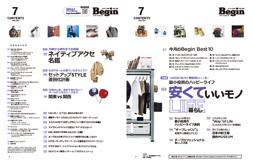 2019年7月号 目次