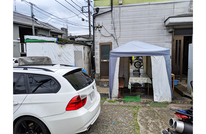 星川製麺・綾の裏手にあるコテージ