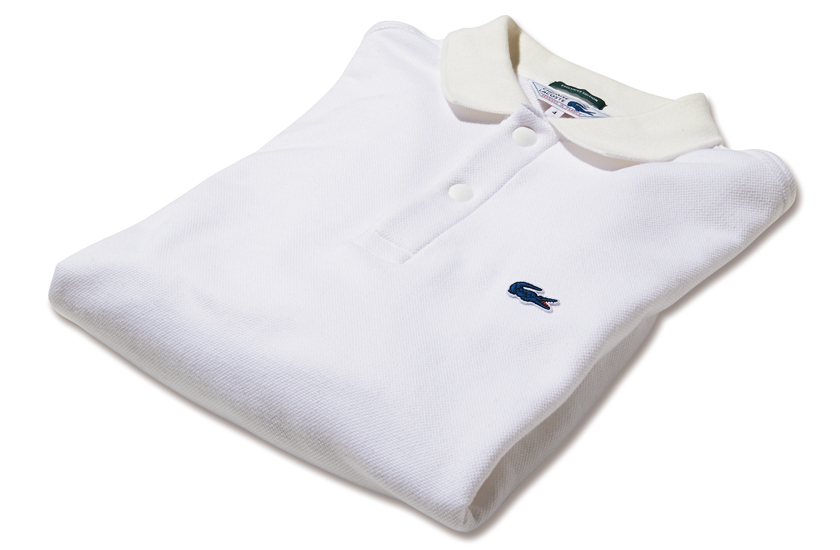 LACOSTE × SHIPS［ラコステ×シップス］スウェット ロングスリーブ ポロシャツ