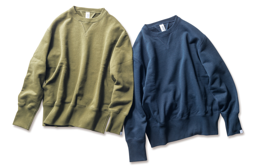 LOOPWHEELER × BEAMS PLUS［ループウィラー×ビームス プラス］スーパーヘヴィーウェイト クルーネック