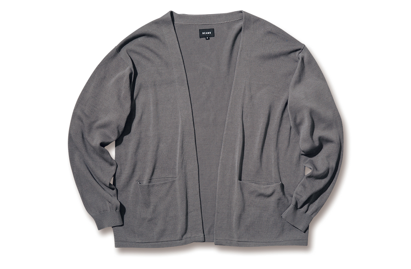 BEAMS［ビームス］ノーボタンカーディガン