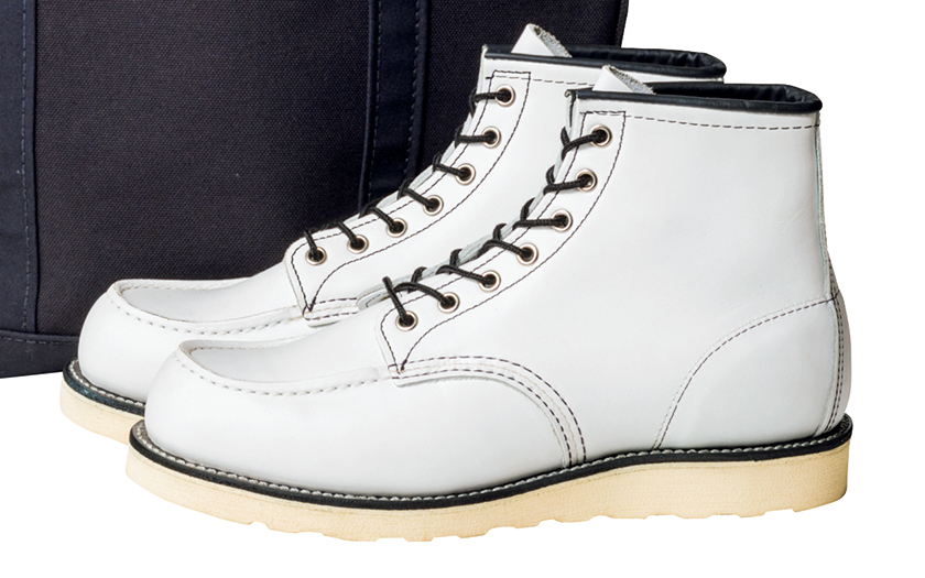 Red Wing レッド・ウィング ホワイト レザー 6 インチ モックトゥ