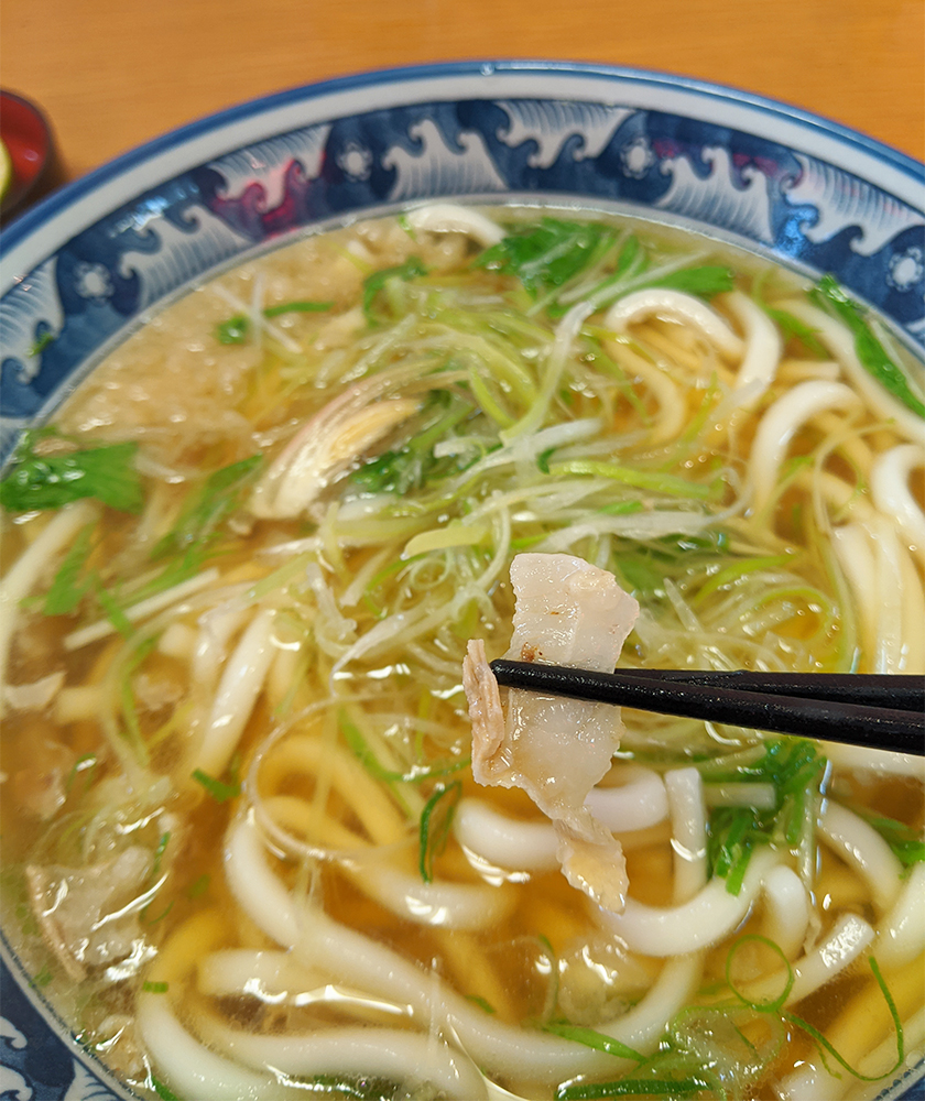 麦の城のかすうどん