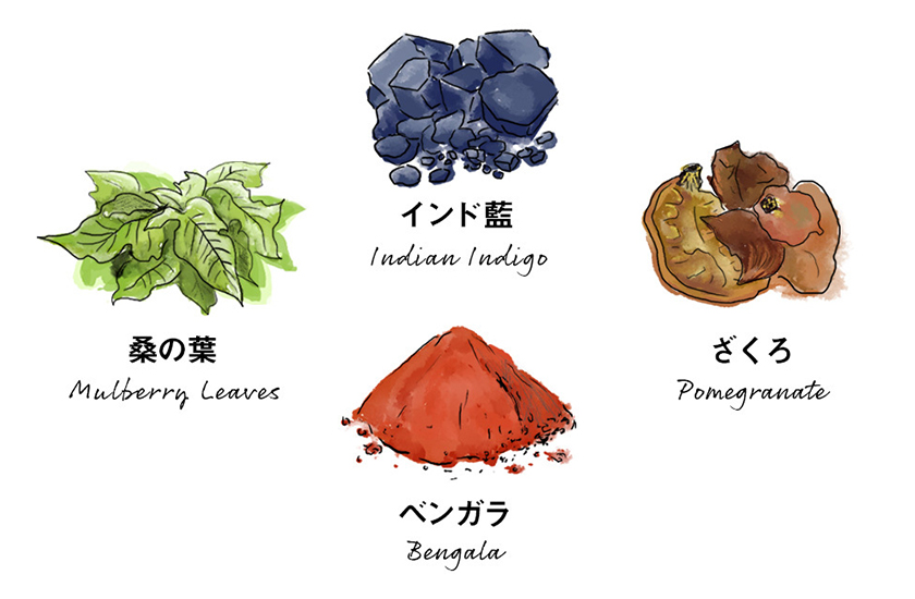 自然由来の染料