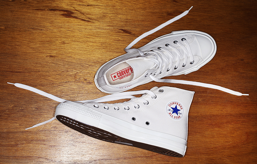 オールホワイトのオールスター、今度はハイカットに!!｜雑誌Begin