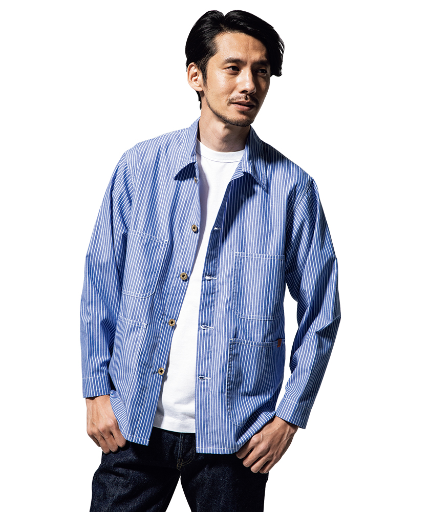 【12月スーパーSALE 15%OFF】 リアルワークにシャツ生地がクリーン！ 聖林公司の別注 ジャケット・アウター