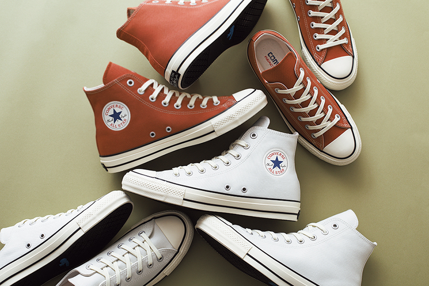 CONVERSE コンバースのALL STAR 100 COLORS パプリカオレンジ アイスグレイ