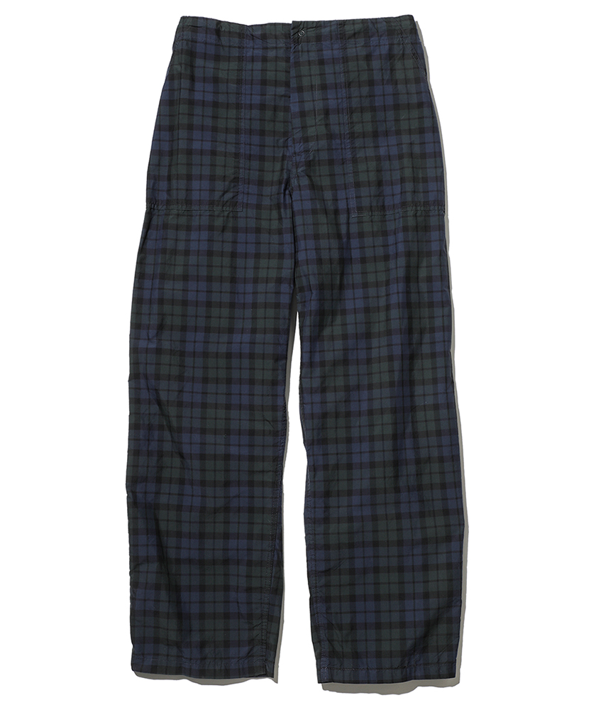 フレッシュサービスのブラックウォッチ柄ベストは手ぶら外出にBest