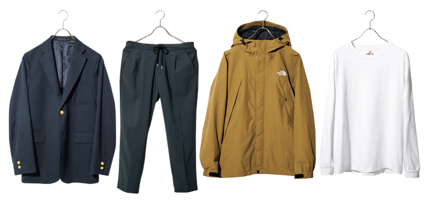 BEAMS PLUS ビームス プラス 紺ブレ MELPLE メイプル グレースラックス THE NORTH FACE ザ・ノース・フェイス アウトドアシェル