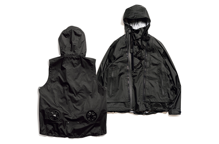 meanswhile ミーンズワイルのAir Circulation System Rain Jacket