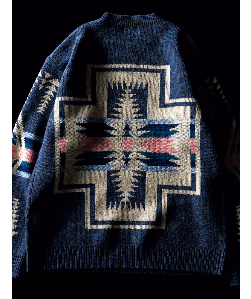 ペンドルトン×ジーンズファクトリーのクルーネック