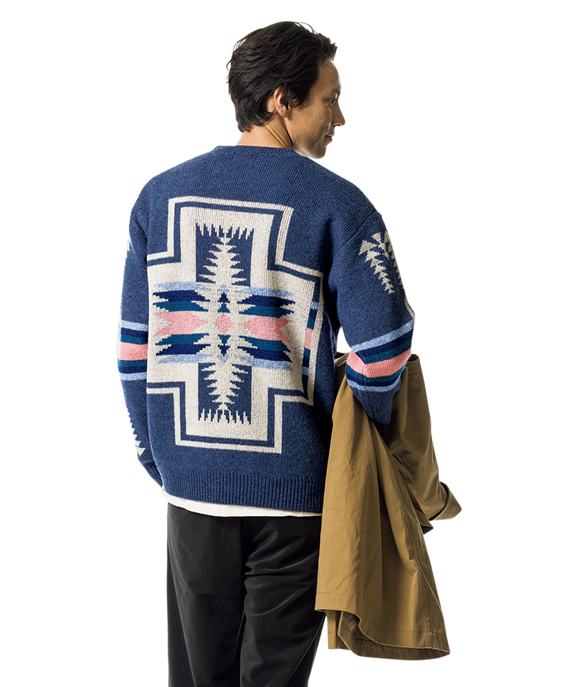 ペンドルトン×ジーンズファクトリーのクルーネック