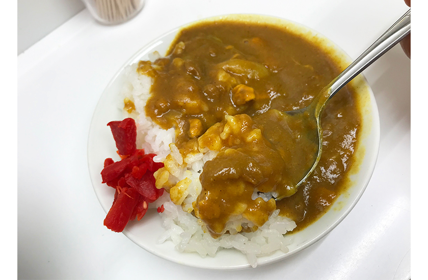 山七のミニカレー