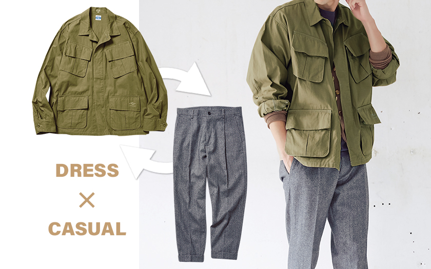 ARMY TWILL アーミーツイル ファティーグジャケット BEAMS PLUS ビームス プラス 1プリーツパンツ