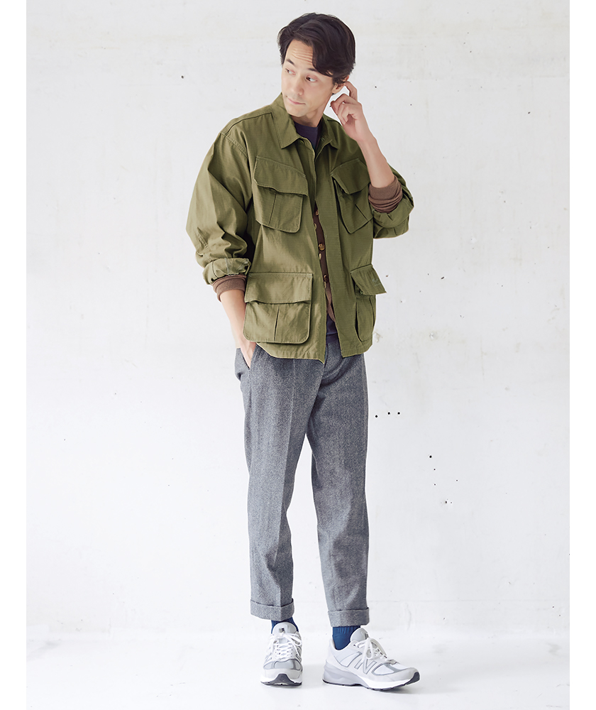 ARMY TWILL アーミーツイル ファティーグジャケット BEAMS PLUS ビームス プラス 1プリーツパンツ