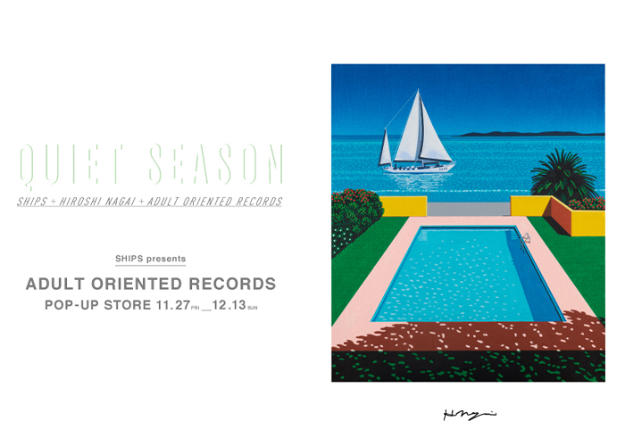 AORのポップアップストア「QUIET SEASON」がSHIPS原宿店に期間