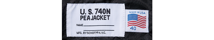 Schott ショット 753 US ピーコート