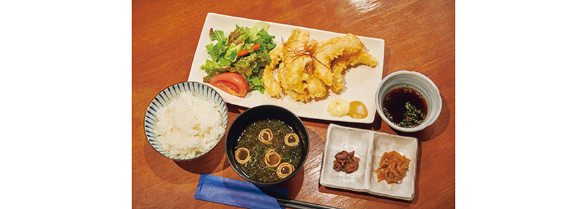 銀座 大海 ランチのとり天定食