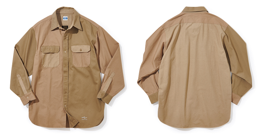 アーミーツイル×ビーミング by ビームス 別注クレイジーパターンワイドシルエットシャツ