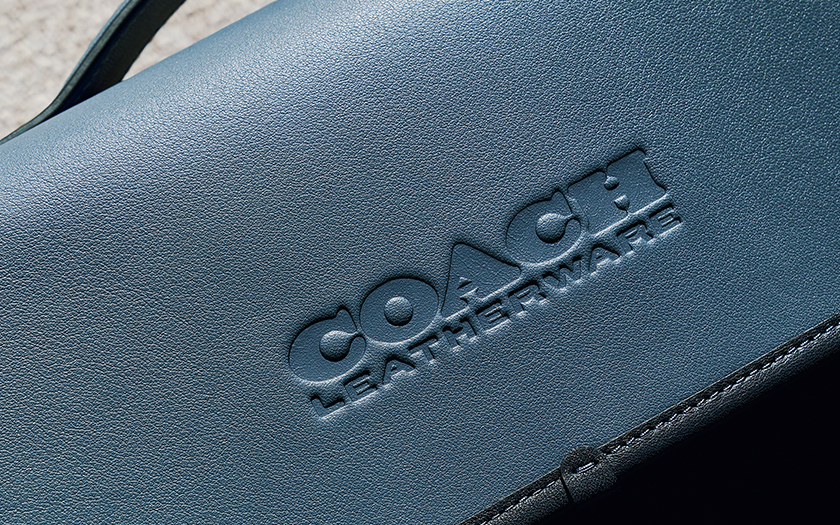 COACH（コーチ）リーグバイクバッグ　ブルーグレー