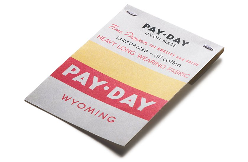 PAY·DAY×JEANS FACTORY ペイ・デイ×ジーンズファクトリーのショールカラー シャツジャケット