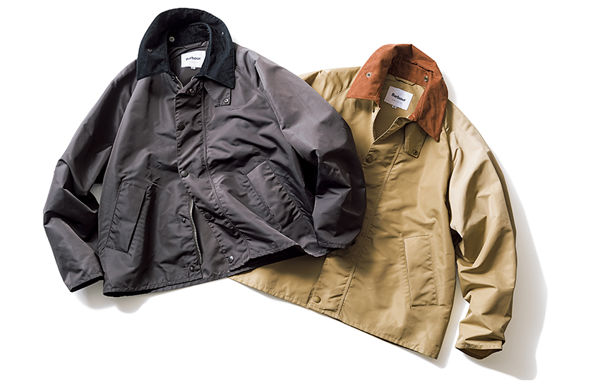 Barbour × TOGA ピンバッジ重ね着風 ライダースジャケット 一点もの