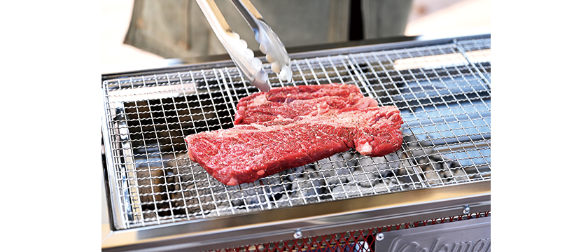 表面に焼き色を付ける