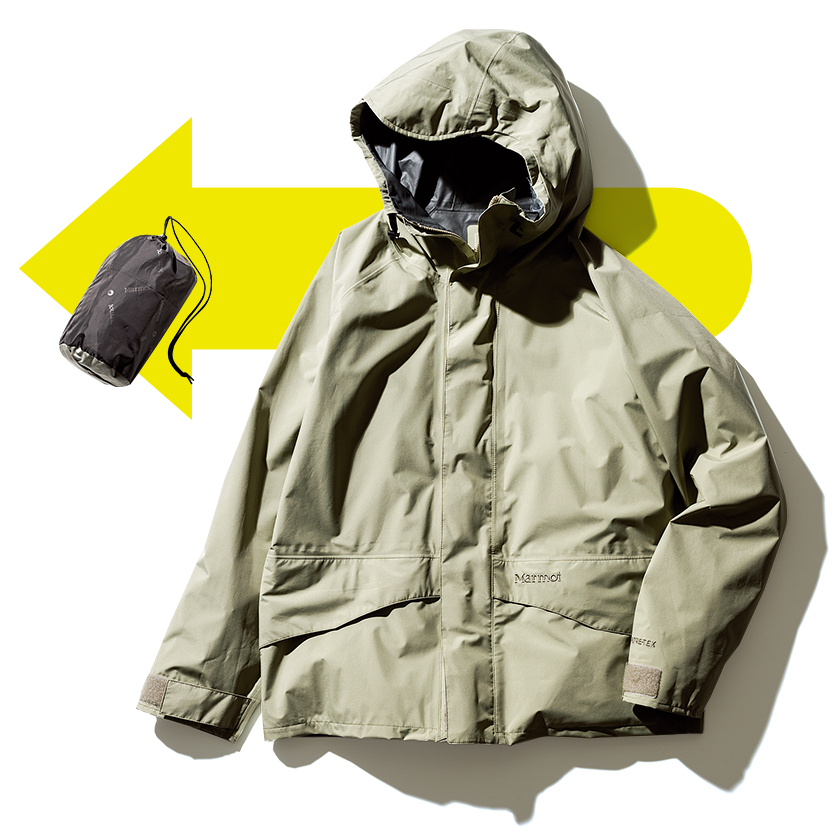 折り畳み傘とはGOOD BYE!!して、この無骨シェルをGOOD BUY