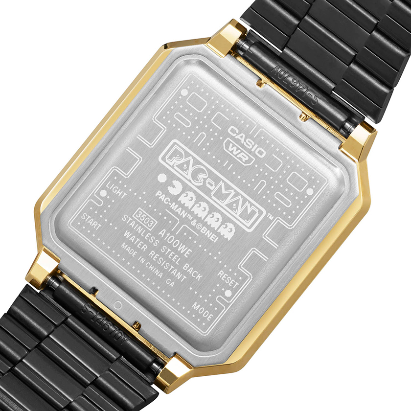 CASIO カシオ ヴィンテージ パックマン コラボレーションモデルの裏ブタ