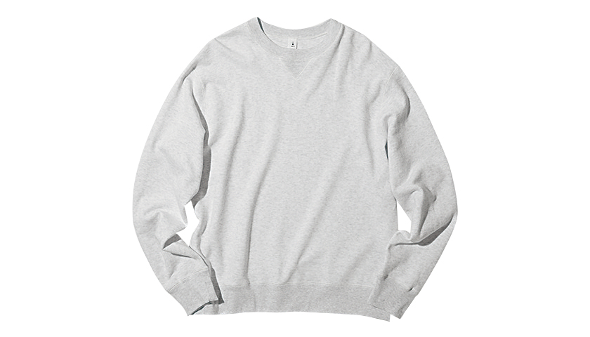 mocT モクティのREGULAR FIT LOOPWHEEL CREW-NECK PO