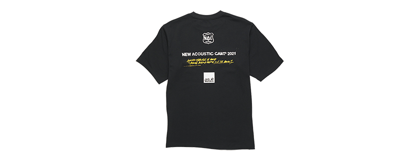 ューアコースティックキャンプ2021 ジャック ウルフスキン コラボTシャツ