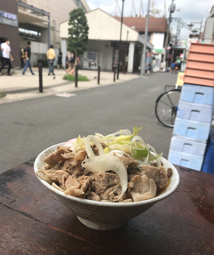 南天の肉そば ダブル