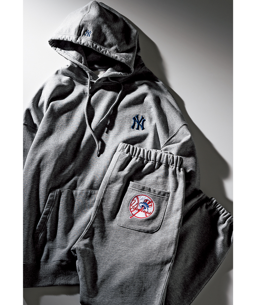 Fanatics×JEANS FACTORY ファナティクス×ジーンズファクトリーのスウェットパーカ＆スウェットパンツ